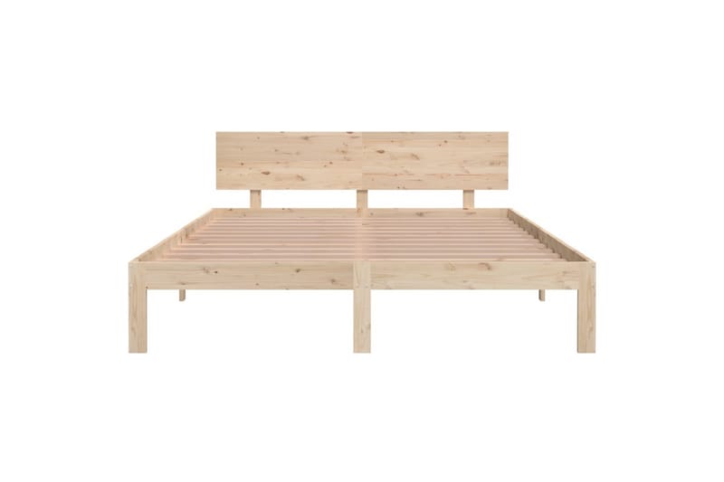 Sengeramme heltre 150x200 cm 5FT King Size - Brun - Møbler - Senger - Sengeramme & sengestamme