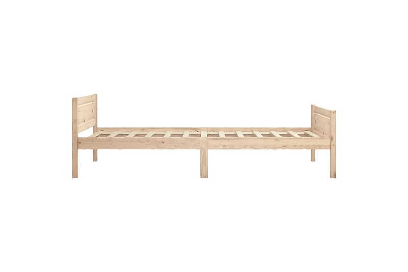 Sengeramme heltre furu 100x200 cm - Brun - Møbler - Senger - Sengeramme & sengestamme