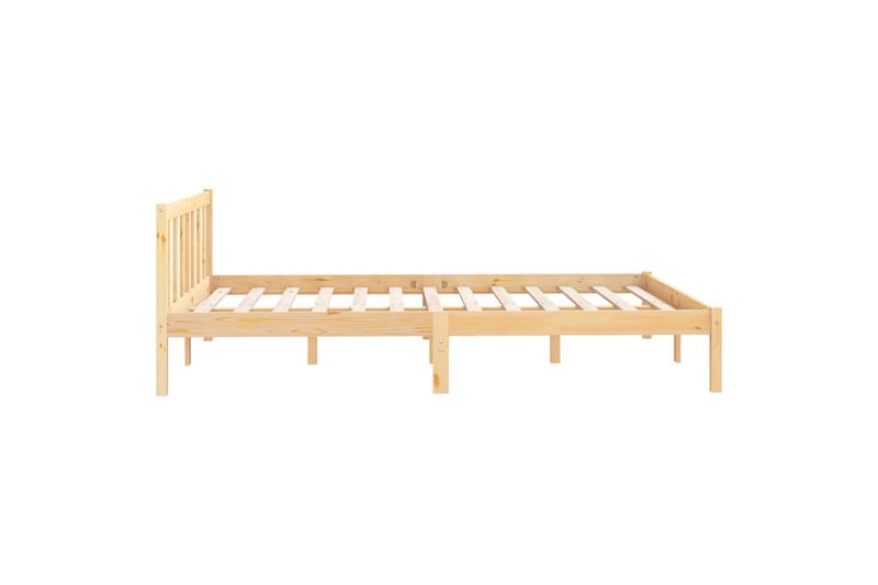 Sengeramme heltre furu 140x190 cm - Brun - Møbler - Senger - Sengeramme & sengestamme