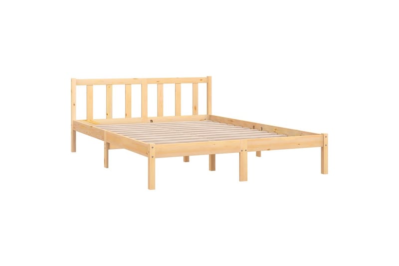 Sengeramme heltre furu 140x190 cm - Brun - Møbler - Senger - Sengeramme & sengestamme