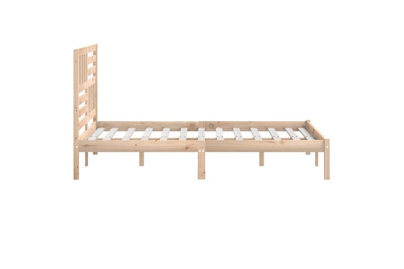 Sengeramme heltre furu 150x200 cm 5FT King Size - Brun - Møbler - Senger - Sengeramme & sengestamme