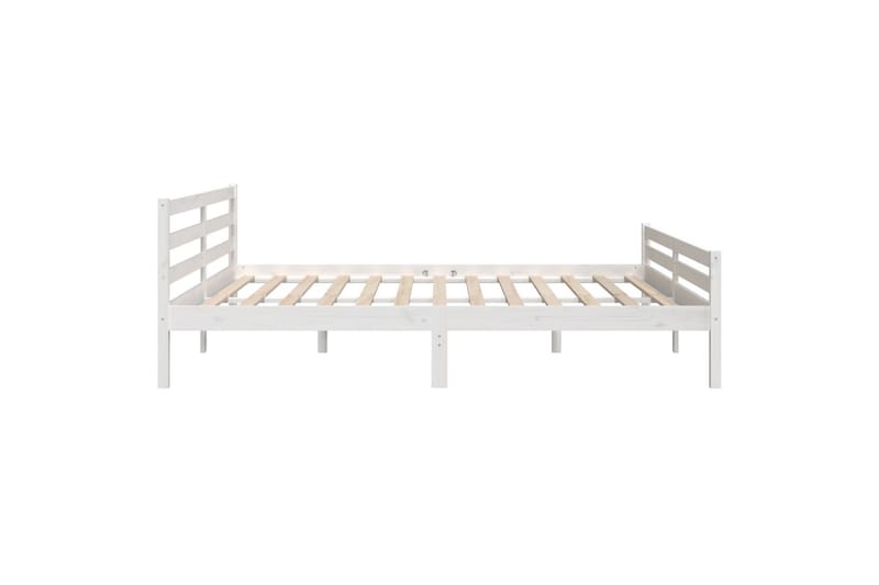 Sengeramme hvit heltre 180x200 cm 6FT Super King - Hvit - Møbler - Senger - Sengeramme & sengestamme