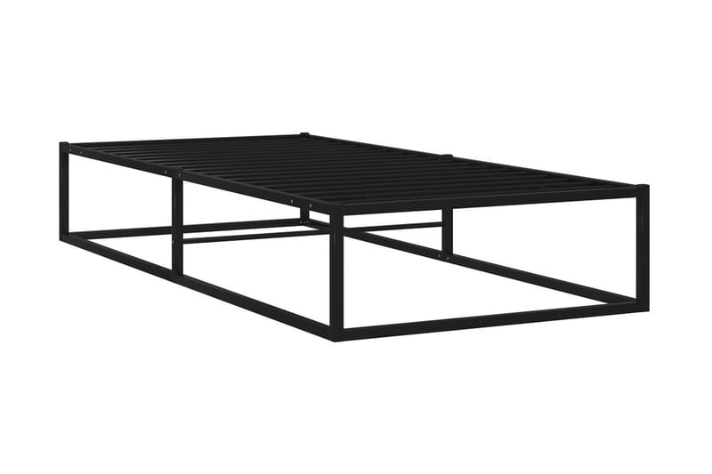 Sengeramme svart metall 100x200 cm - Svart - Møbler - Senger - Sengeramme & sengestamme