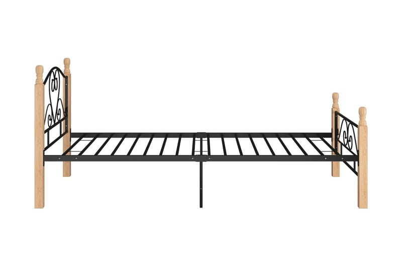 Sengeramme svart metall 100x200 cm - Svart - Møbler - Senger - Sengeramme & sengestamme