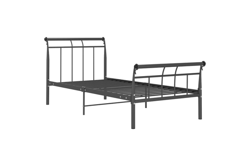 Sengeramme svart metall 100x200 cm - Svart - Møbler - Senger - Sengeramme & sengestamme