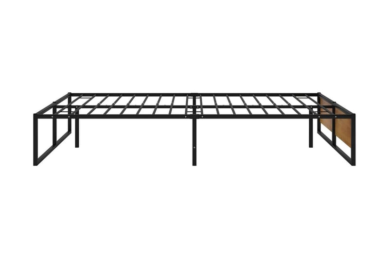 Sengeramme svart metall 120x200 cm - Svart - Møbler - Senger - Sengeramme & sengestamme