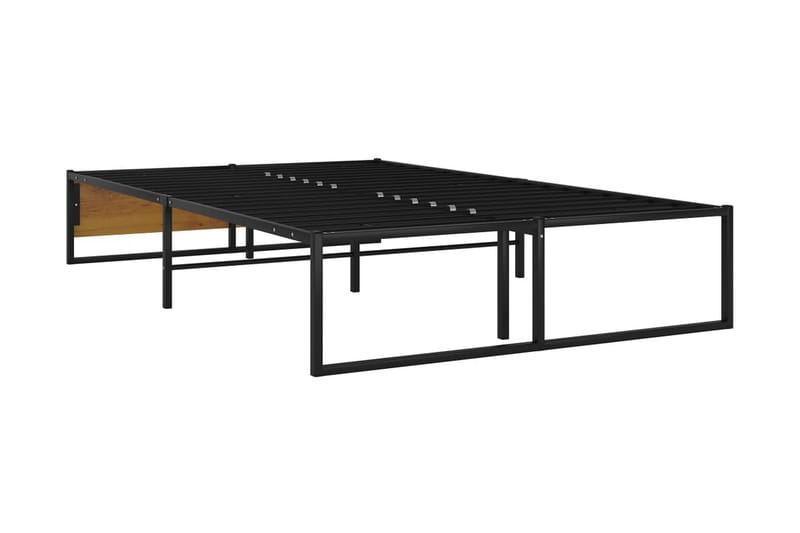 Sengeramme svart metall 120x200 cm - Svart - Møbler - Senger - Sengeramme & sengestamme