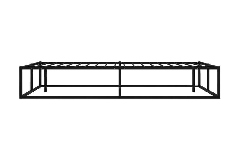 Sengeramme svart metall 120x200 cm - Svart - Møbler - Senger - Sengeramme & sengestamme