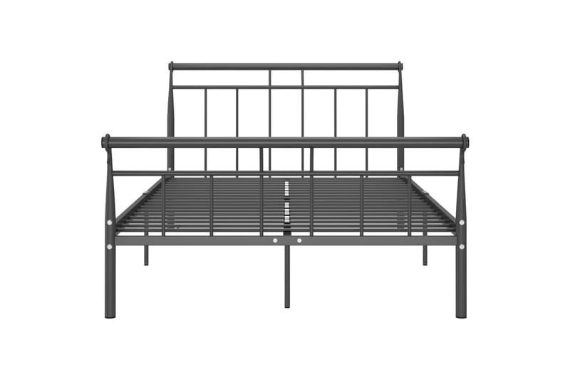 Sengeramme svart metall 120x200 cm - Svart - Møbler - Senger - Sengeramme & sengestamme