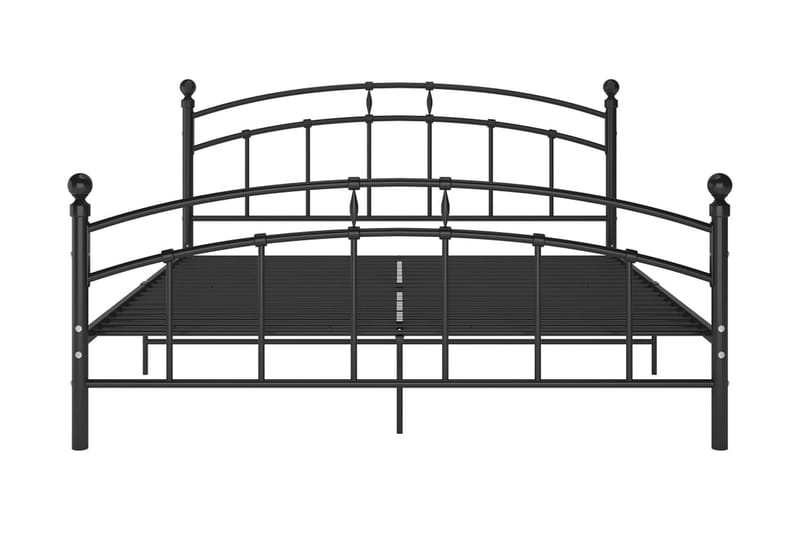 Sengeramme svart metall 140x200 cm - Svart - Møbler - Senger - Sengeramme & sengestamme