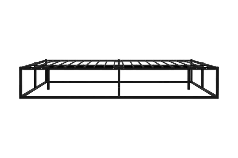 Sengeramme svart metall 200x200 cm - Svart - Møbler - Senger - Sengeramme & sengestamme