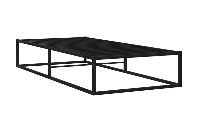 Sengeramme svart metall 90x200 cm - Svart - Møbler - Senger - Sengeramme & sengestamme