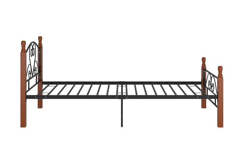 Sengeramme svart metall 90x200 cm - Svart - Møbler - Senger - Sengeramme & sengestamme