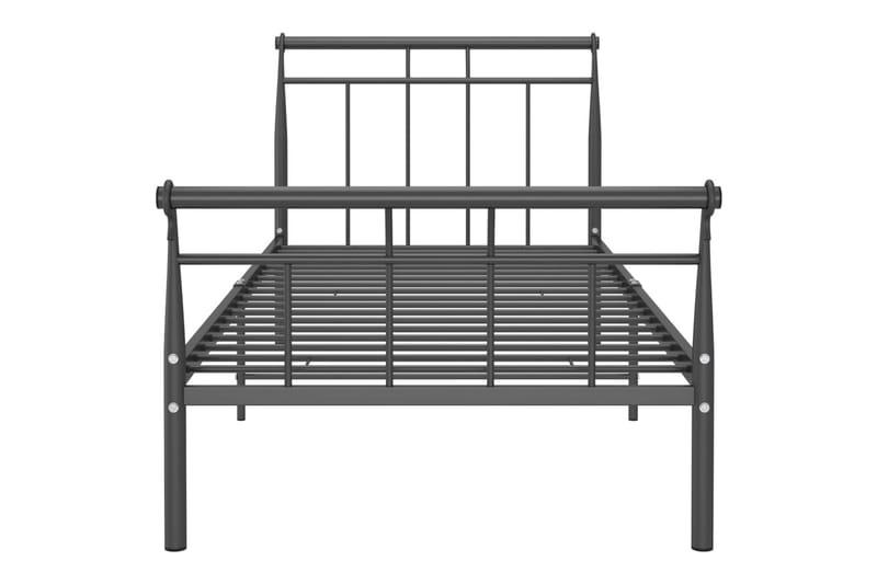 Sengeramme svart metall 90x200 cm - Svart - Møbler - Senger - Sengeramme & sengestamme