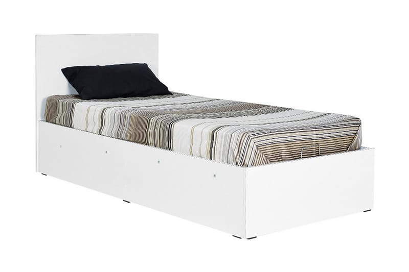 Single Bedstead Hvit - Møbler - Senger - Sengeramme & sengestamme