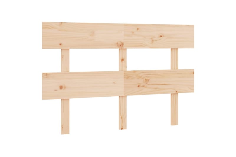 beBasic Sengegavl 124x3x81 cm heltre furu - Brun - Møbler - Senger - Sengetilbehør & sengegavl - Sengegavl