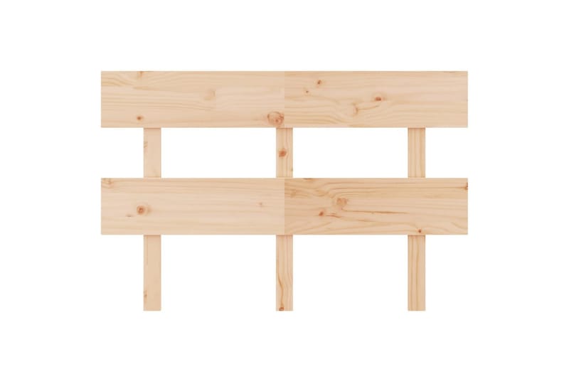 beBasic Sengegavl 124x3x81 cm heltre furu - Brun - Møbler - Senger - Sengetilbehør & sengegavl - Sengegavl