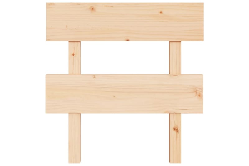 beBasic Sengegavl 78,5x3x81 cm heltre furu - Brun - Møbler - Senger - Sengetilbehør & sengegavl - Sengegavl