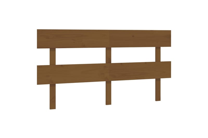 beBasic Sengegavl honningbrun 164x3x81 cm heltre furu - Brun - Møbler - Senger - Sengetilbehør & sengegavl - Sengegavl