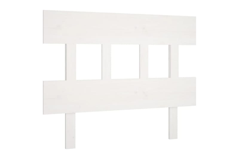 beBasic Sengegavl hvit 93,5x3x81 cm heltre furu - Hvit - Møbler - Senger - Sengetilbehør & sengegavl - Sengegavl