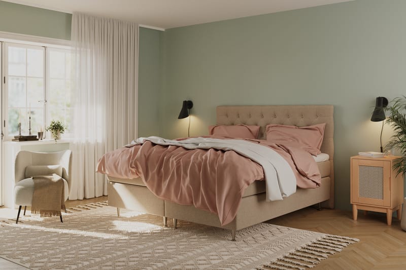 Royal Sengegavl 160 cm - Beige - Møbler - Senger - Sengetilbehør & sengegavl - Sengegavl