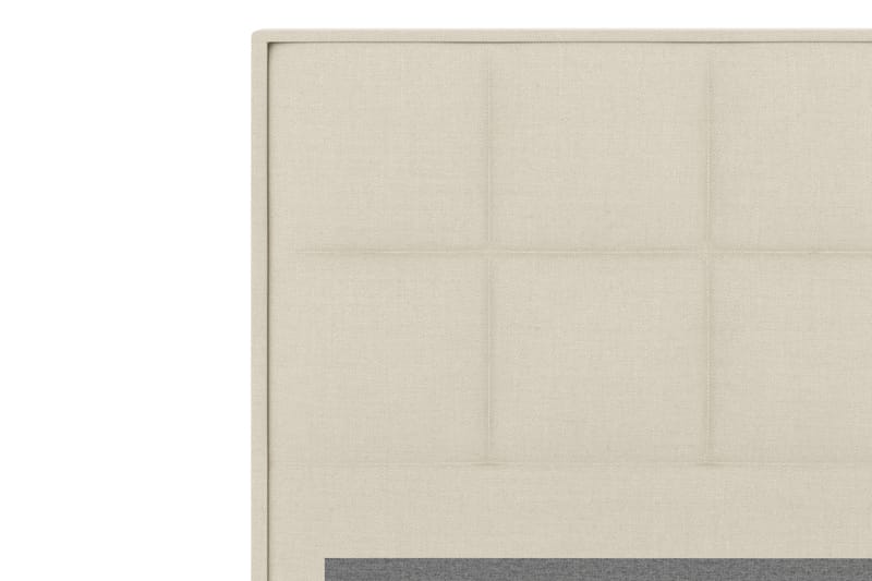 Select Rutet Sengegavl 120 cm - Beige - Møbler - Senger - Sengetilbehør & sengegavl - Sengegavl