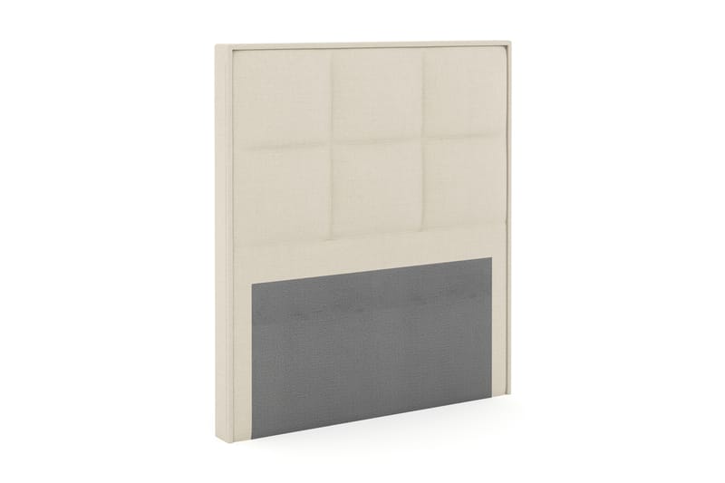 Select Rutet Sengegavl 120 cm - Beige - Møbler - Senger - Sengetilbehør & sengegavl - Sengegavl