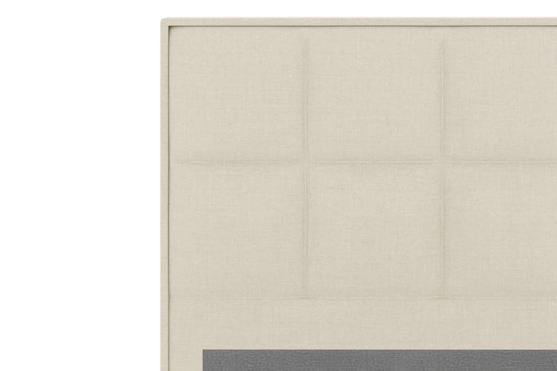 Select Rutet Sengegavl 140 cm - Beige - Møbler - Senger - Sengetilbehør & sengegavl - Sengegavl