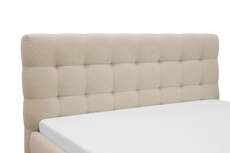 Teddy Komplett Sengpakke Sengeramme med Madrass 180x200 cm - Beige - Møbler - Senger - Komplett sengepakke