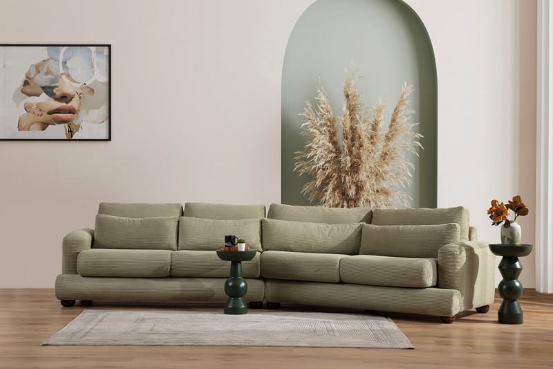 Relento Buet Sofa 4-seter - Grønn - Møbler - Sofaer - 4 seter sofa