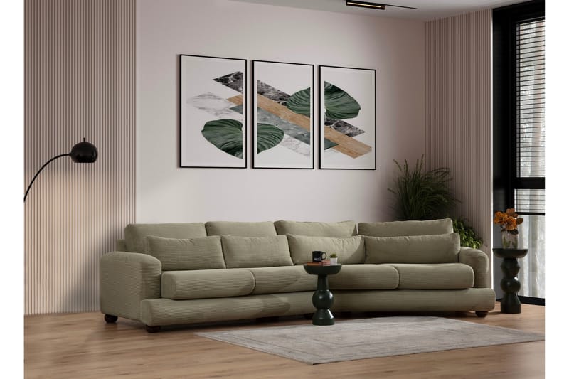 Relento Buet Sofa 4-seter - Grønn - Møbler - Sofaer - 4 seter sofa