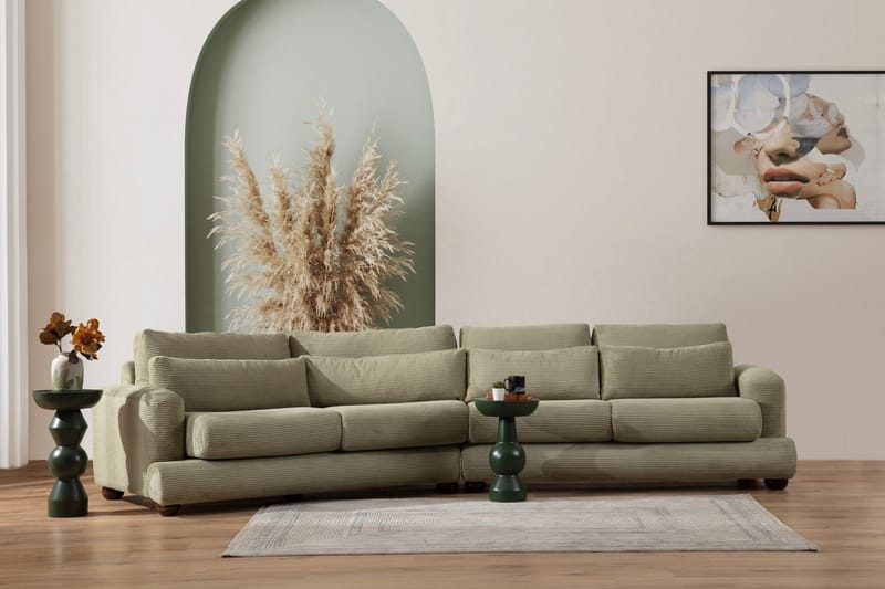 Relento Buet Sofa 4-seter - Grønn - Møbler - Sofaer - 4 seter sofa