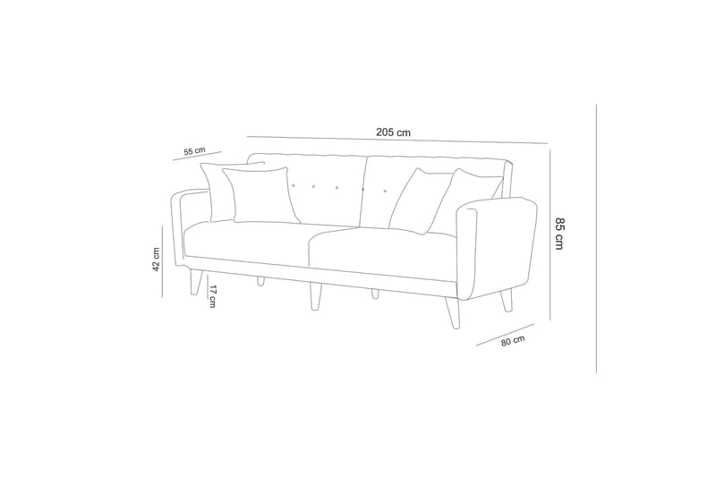 Hunterville Sofagruppe - Grønn - Møbler - Sofaer - Sofagrupper