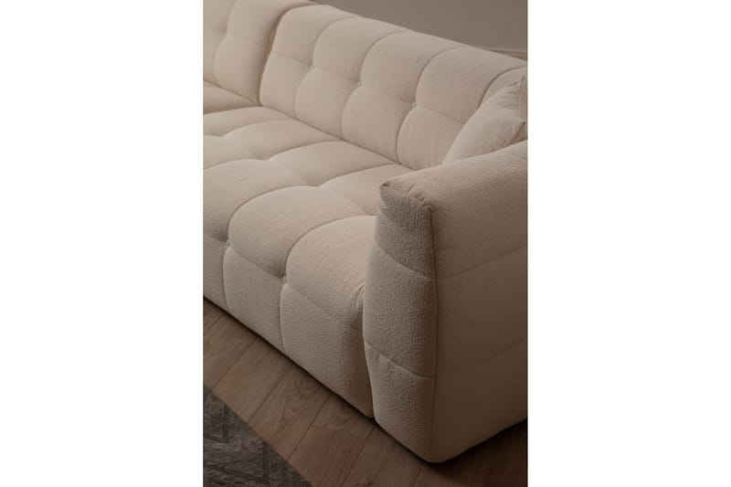 Octavian Sofa med Sjeselong 5-seter - Beige - Møbler - Sofaer - Sofa med sjeselong