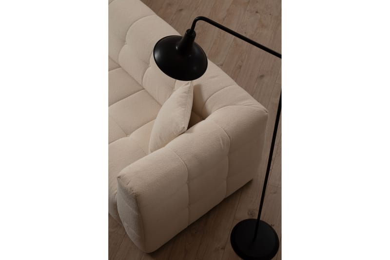 Octavian Sofa med Sjeselong 5-seter - Beige - Møbler - Sofaer - Sofa med sjeselong