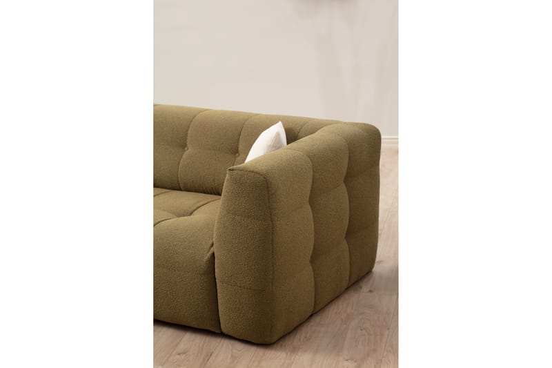 Octavian Sofa med Sjeselong 5-seter - Mørk beige - Møbler - Sofaer - Sofa med sjeselong