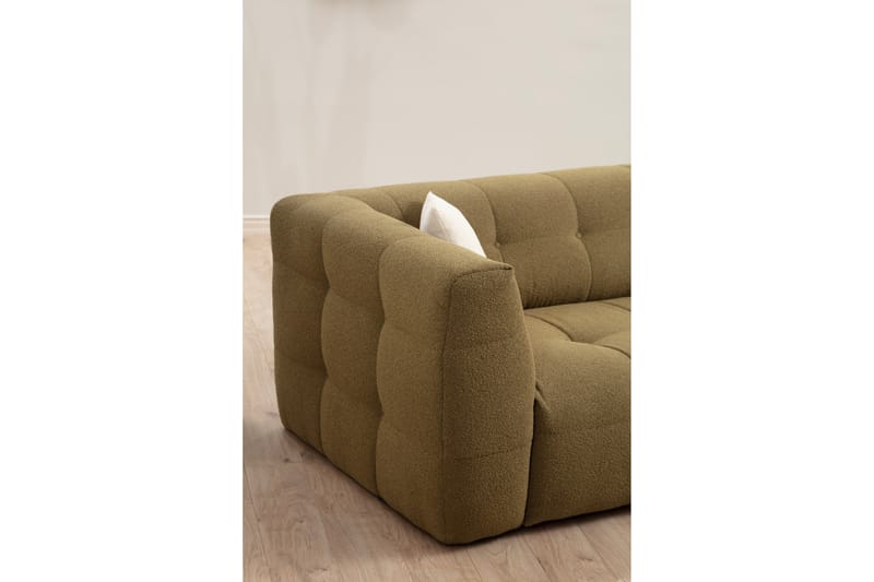 Octavian Sofa med Sjeselong 5-seter - Mørk beige - Møbler - Sofaer - Sofa med sjeselong