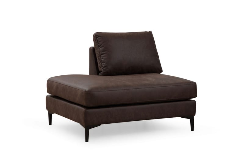 Svanabyn Sofa m. Divan og Sjeselong 4-seter - Mørkebrun - Møbler - Sofaer - U-sofa