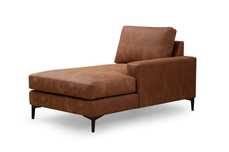 Svanabyn Sofa m. Divan og Sjeselong 4-seter - Brun - Møbler - Sofaer - U-sofa