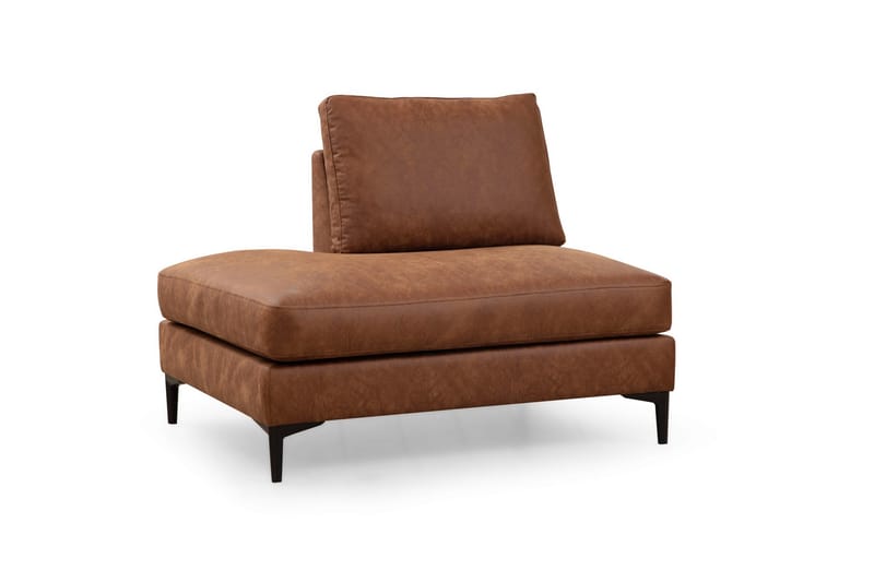 Svanabyn Sofa m. Divan og Sjeselong 4-seter - Brun - Møbler - Sofaer - U-sofa