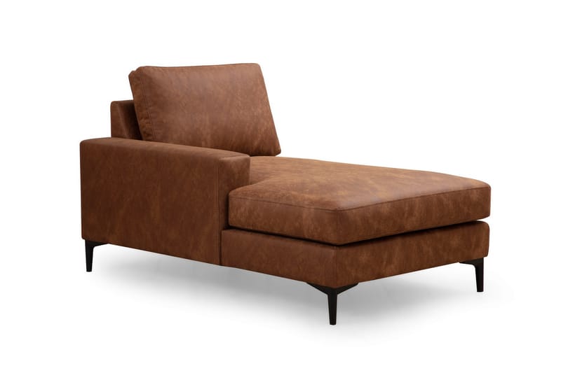 Svanabyn Sofa m. Divan og Sjeselong 4-seter - Brun - Møbler - Sofaer - U-sofa