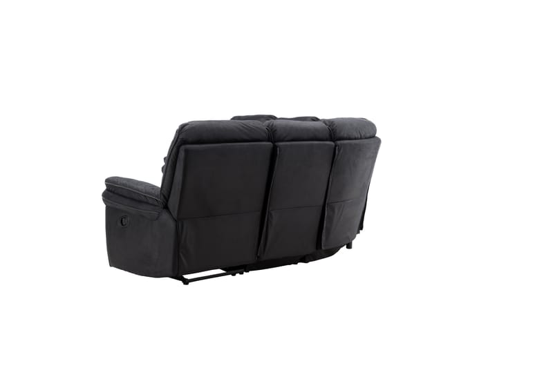 Saranda Reclinersofa - Svart - Møbler - Sofaer - Reclinersofaer - 4 seters kinosofa & reclinersofa