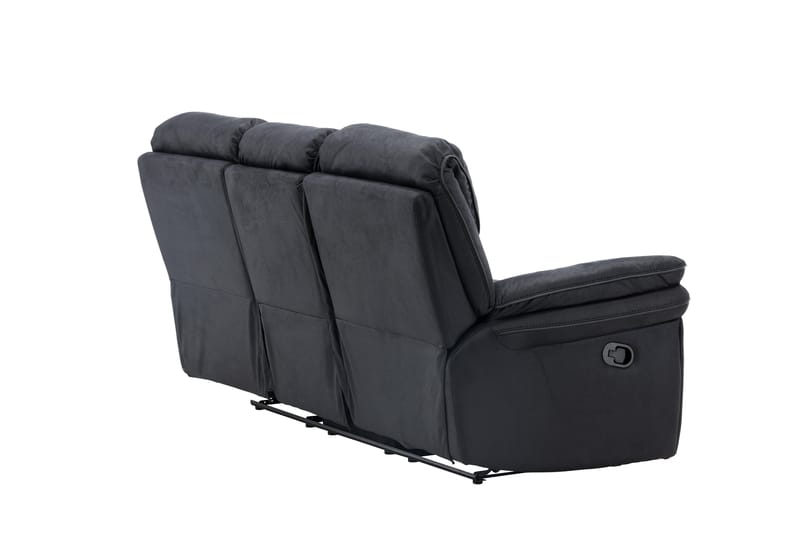 Sandra Reclinersofa - Svart - Møbler - Sofaer - Reclinersofaer - 3 seters kinosofa & reclinersofa