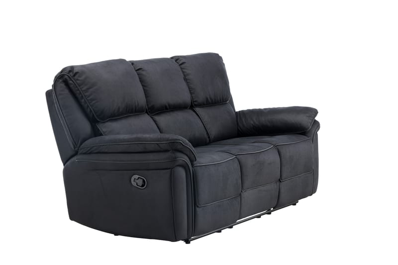 Sandra Reclinersofa - Svart - Møbler - Sofaer - Reclinersofaer - 3 seters kinosofa & reclinersofa