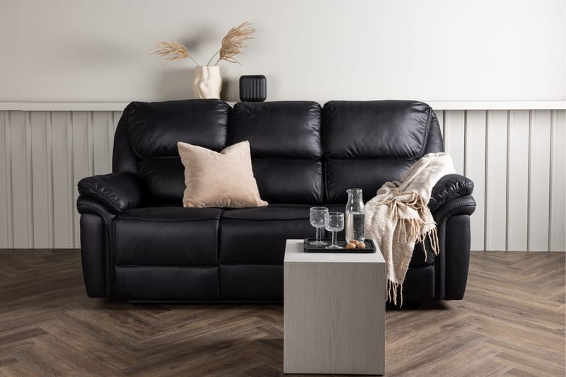 Sandra Reclinersofa - Svart - Møbler - Sofaer - Reclinersofaer - 3 seters kinosofa & reclinersofa