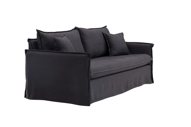 Nova 3-seters Sofa - Svart - Møbler - Sofaer - Sofa 3 seter