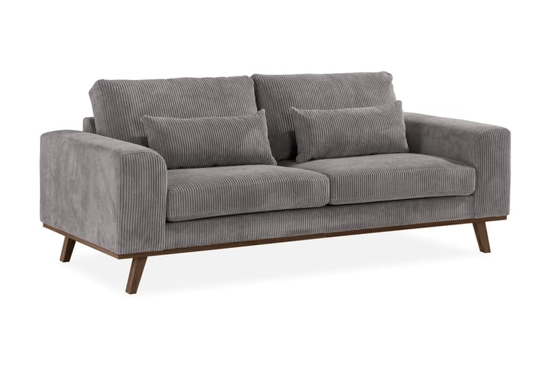 Copenhagen 2-seter Sofa Cordfløyel - Grå - Møbler - Sofaer - 2 seter sofa