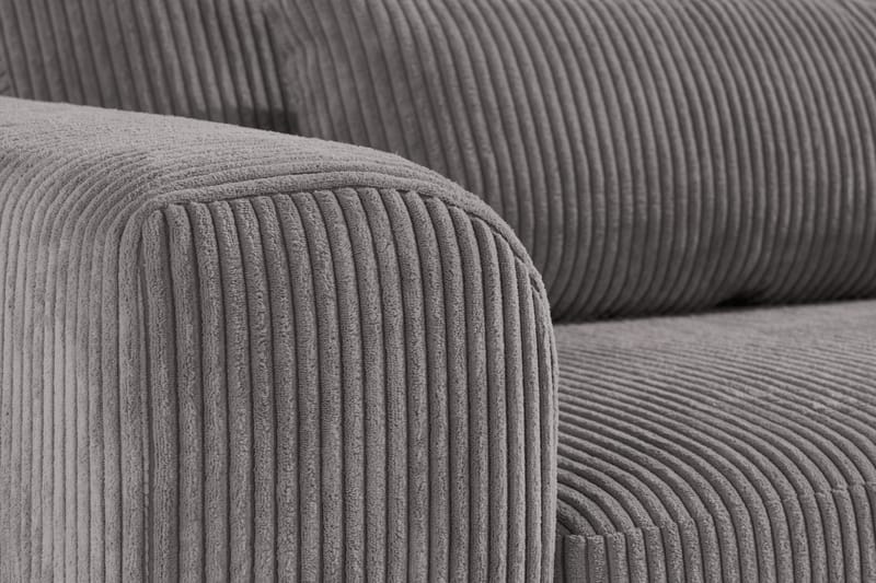 Copenhagen 2-seter Sofa Cordfløyel - Grå - 2 seter sofa