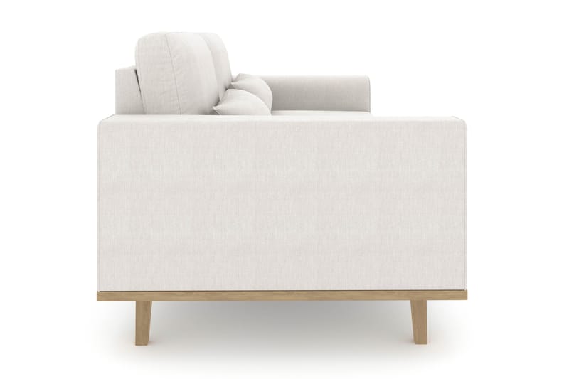 Copenhagen 2-seters Sofa Lin - Beige - Skinnsofaer - Fløyel sofaer - Sofa 3 seter - 4 seter sofa - Sofaer - 2 seter sofa