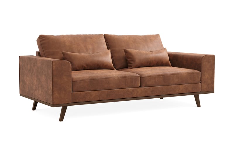 Copenhagen 2-seters Sofa Lin - Brun - Møbler - Sofaer - 2 seter sofa